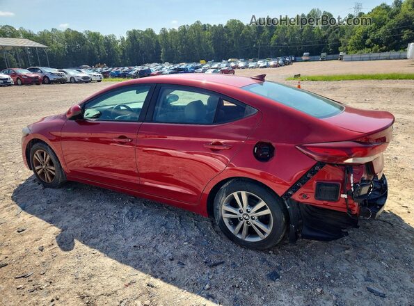KMHD84LF6HU177802 2017 HYUNDAI ELANTRA Red Trasero derecho