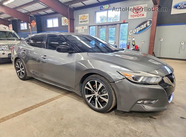1N4AA6AP8JC402287 2018 NISSAN MAXIMA Gray Vista frontal