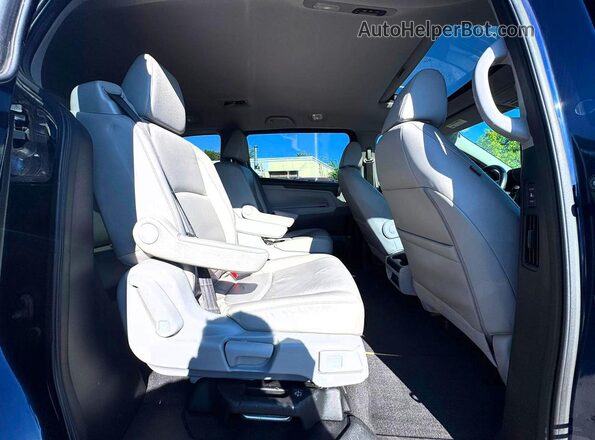 5FNRL6H72KB032665 2019 HONDA ODYSSEY Blue წინა სალონის ხედი