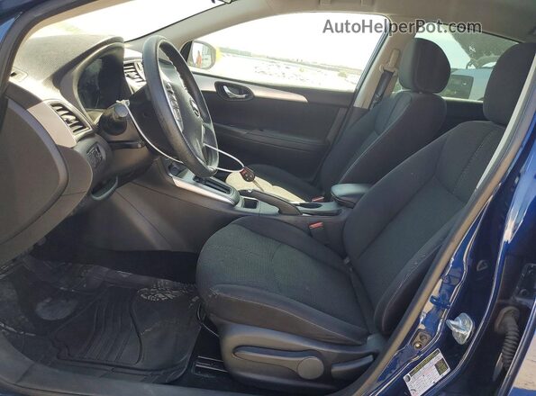 3N1AB7AP5HY232519 2017 NISSAN SENTRA Blue Dashboard view