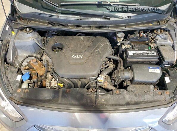 KMHCT4AE7GU122486 2016 HYUNDAI ACCENT Gray Vista del compartimento del motor