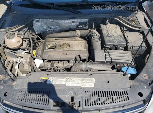 WVGBV7AX1GW580182 2016 VOLKSWAGEN TIGUAN Gray VIN sticker view