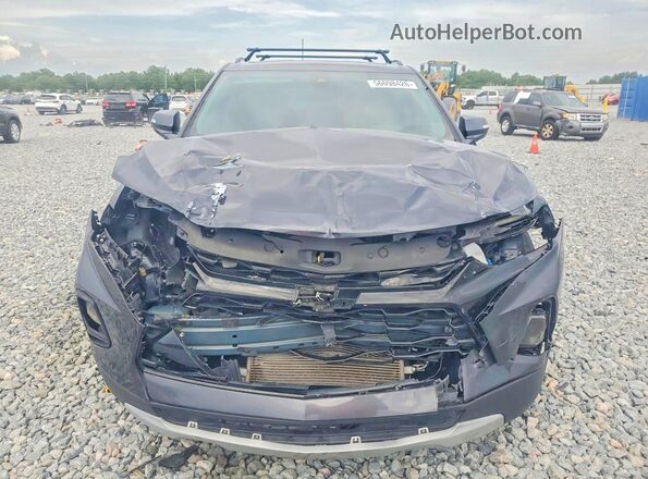 3GNKBDRS5NS139899 2022 CHEVROLET BLAZER Серый Вид сзади