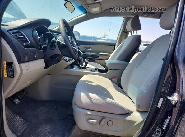 KNDMB5C16G6097676 2016 KIA SEDONA Угольный Вид панели приборов