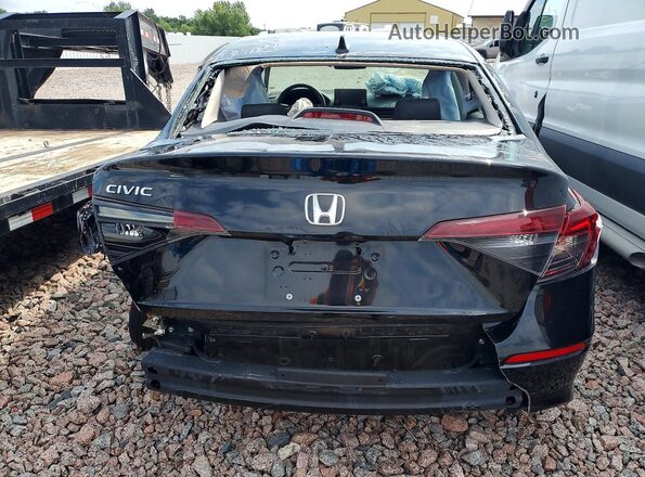 2HGFE2F21SH600493 2025 HONDA CIVIC Black წინა სალონის ხედი