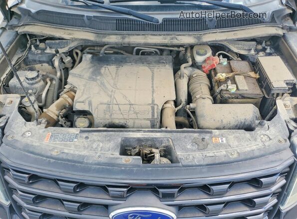 1FM5K8GT0GGB20568 2016 FORD EXPLORER Черный Вид наклейки с VIN-кодом