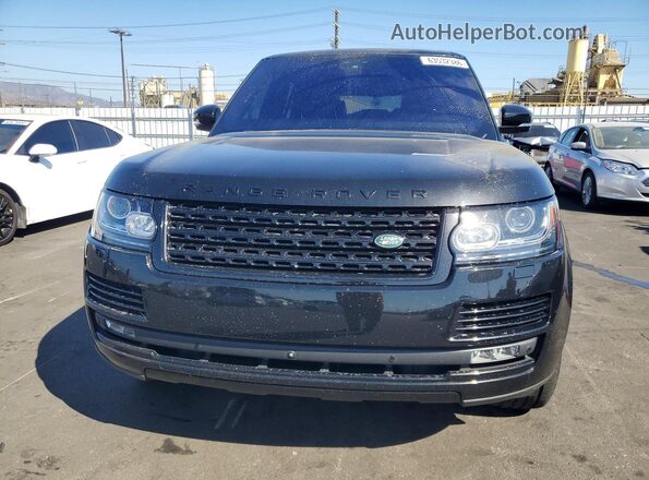 SALGS2FV6HA379849 2017 LAND ROVER RANGE Black Вид ззаду