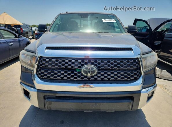 5TFRM5F16JX124789 2018 TOYOTA TUNDRA Gray უკანა ხედი