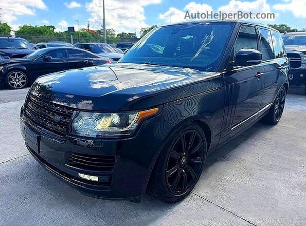 SALGS2FK7HA368610 2017 LAND ROVER RANGE ROVER Черный Задняя левая четверть