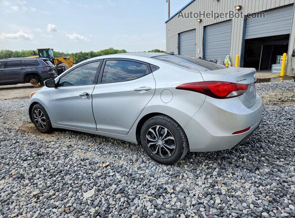 5NPDH4AE3GH709689 2016 HYUNDAI ELANTRA Серебряный Задняя правая четверть