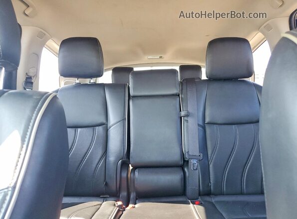 5N1DL0MM3HC518311 2017 INFINITI QX60 Черный Вид задней части салона