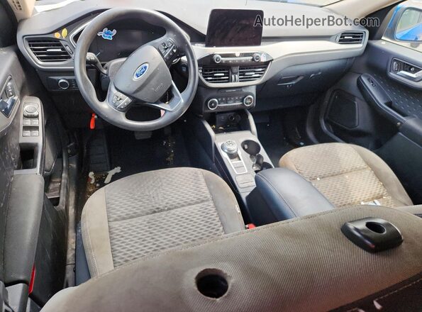 1FMCU0G67LUC56995 2020 FORD ESCAPE Blue Вид щитка приладів