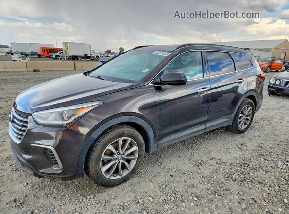 KM8SMDHF6HU220157 2017 HYUNDAI SANTA FE Brown Tył lewy