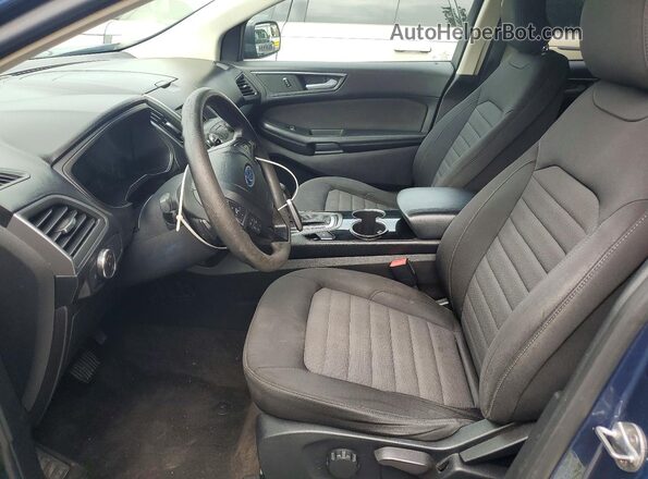 2FMPK4G92JBC34253 2018 FORD EDGE Синий Вид панели приборов