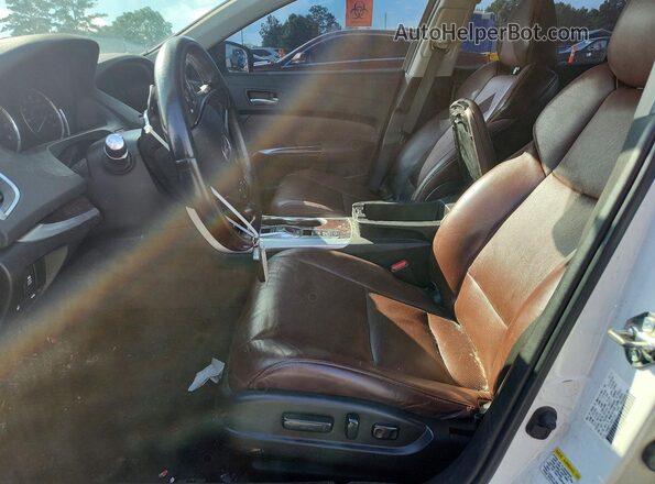 19UUB3F57GA001247 2016 ACURA TLX White წინა პანელის ხედი