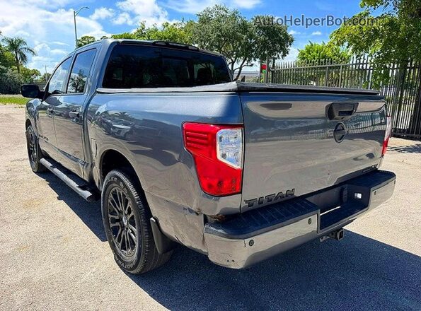 1N6AA1E68KN533253 2019 NISSAN TITAN Gray Հետևի աջ