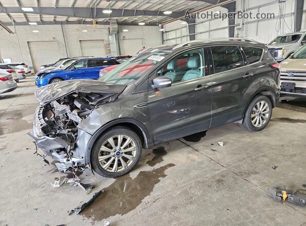 1FMCU9J9XHUE23879 2017 FORD ESCAPE Gray Tył lewy