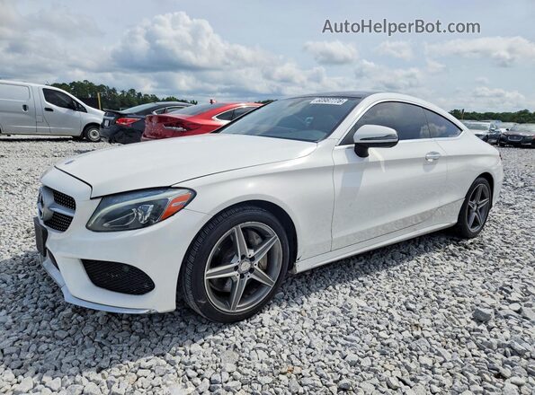 WDDWJ4JB8HF407383 2017 MERCEDES-BENZ C-CLASS White Հետևի ձախ