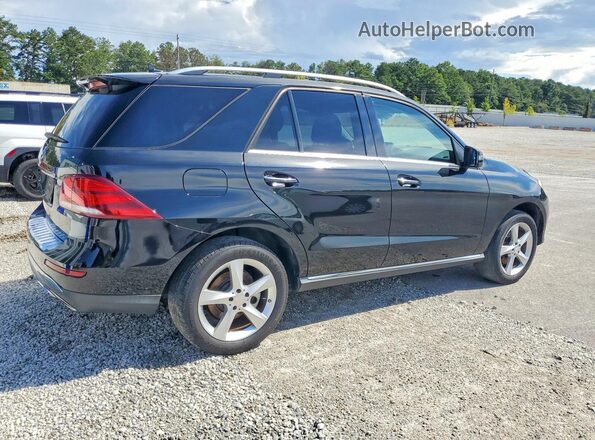 4JGDA5JB4GA681985 2016 MERCEDES-BENZ GLE Черный Передняя правая четверть