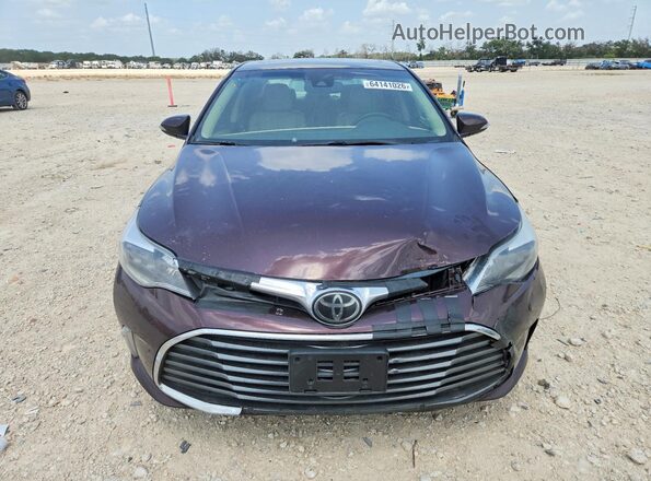 4T1BK1EBXJU274377 2018 TOYOTA AVALON Фиолетовый Вид сзади