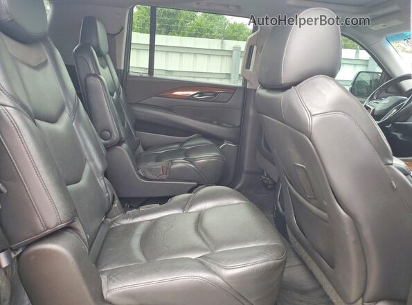 1GYS3JKJ6JR263709 2018 CADILLAC ESCALADE Black Vista del compartimento del motor