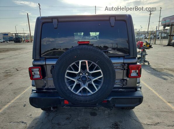 1C4PJXEN3SW574018 2025 JEEP WRANGLER Gray Вид салону спереду