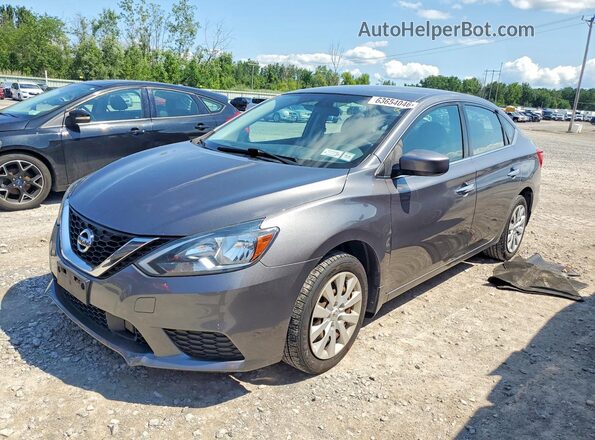3N1AB7AP9JY337070 2018 NISSAN SENTRA Gray Задня ліва чверть