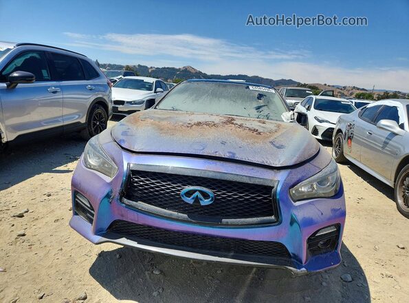 JN1EV7AP8HM739765 2017 INFINITI Q50 Серебряный Вид сзади