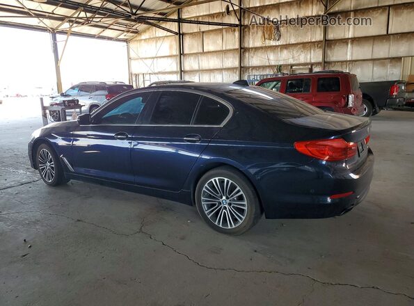 WBAJE5C33HG914221 2017 BMW 5 SERIES Синий Задняя правая четверть