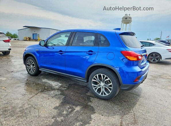 JA4AR3AU0KU018985 2019 MITSUBISHI OUTLANDER Blue უკანა მარჯვენა