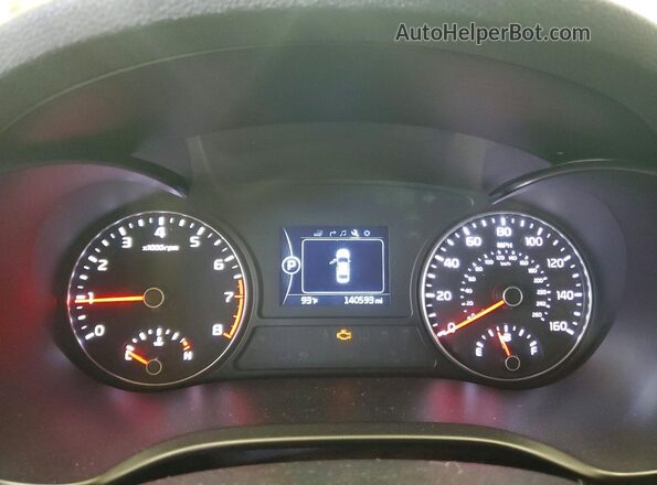 5XXGU4L39GG040280 2016 KIA OPTIMA Оранжевый Вид задних сидений