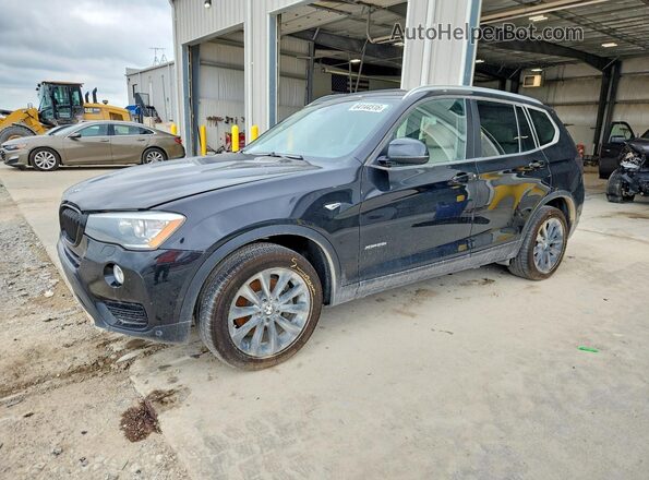 5UXWX9C58G0D78824 2016 BMW X3 Black Rear left