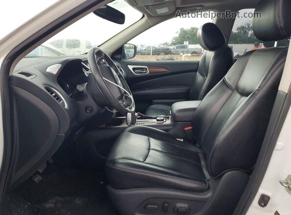 5N1DR2MM2HC902610 2017 NISSAN PATHFINDER Белый Вид панели приборов