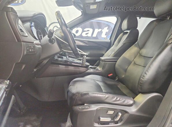 JM3TCBDY1J0221910 2018 MAZDA CX-9 Black Առջևի վահանակի տեսք