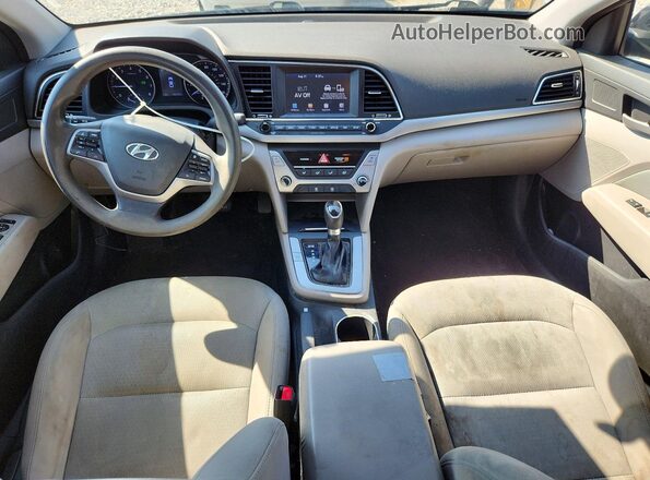5NPD84LF8JH215101 2018 HYUNDAI ELANTRA Черный Вид щитка приборов