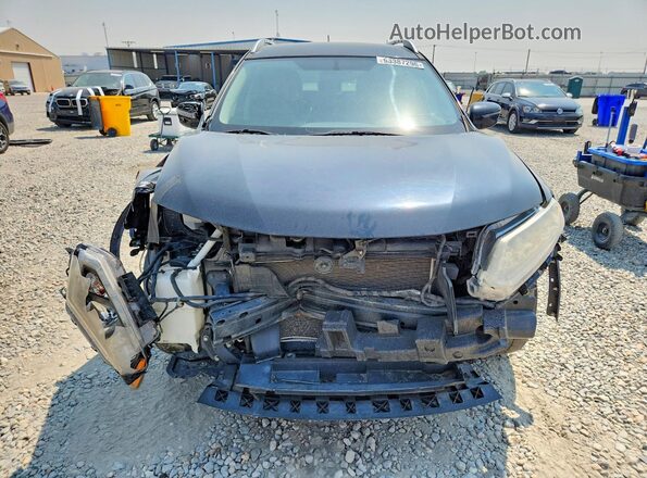KNMAT2MV2GP643576 2016 NISSAN ROGUE Серый Вид сзади
