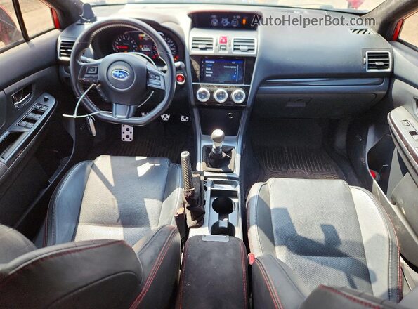 JF1VA1J66K9804982 2019 SUBARU WRX Красный Вид щитка приборов