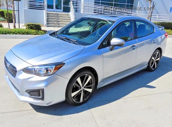 4S3GKAL65H3600781 2017 SUBARU IMPREZA Серебряный Задняя правая четверть