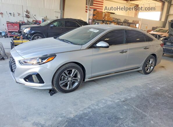 5NPE34AF2JH712392 2018 HYUNDAI SONATA Silver უკანა მარცხენა