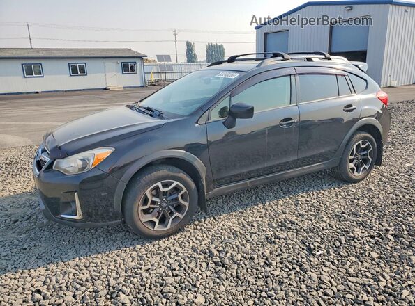 JF2GPADC2H8228357 2017 SUBARU CROSSTREK Black Tył lewy