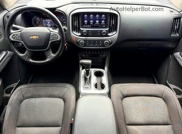1GCHSCEN0M1292140 2021 CHEVROLET COLORADO White Vista del cuadro de instrumentos
