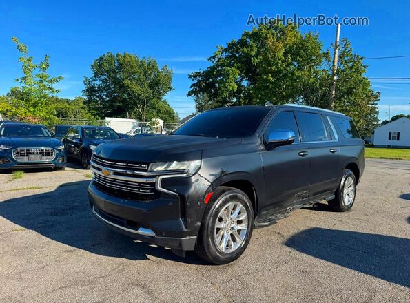 1GNSKFKD2NR207585 2022 CHEVROLET SUBURBAN Charcoal უკანა მარცხენა
