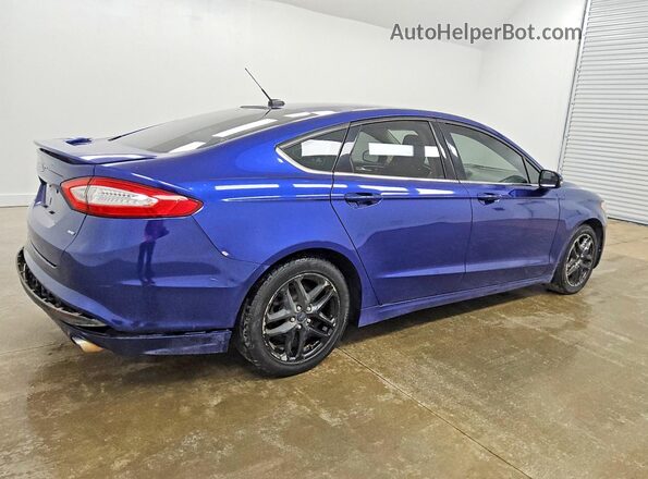 3FA6P0H70GR260664 2016 FORD FUSION Blue Przód prawy