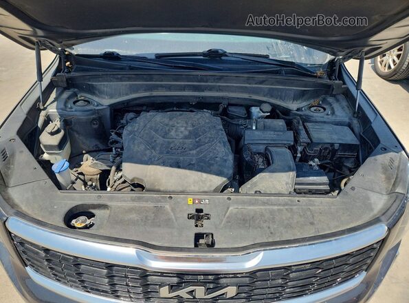 5XYP6DHC9NG242077 2022 KIA TELLURIDE Gray ძრავის განყოფილების ხედი