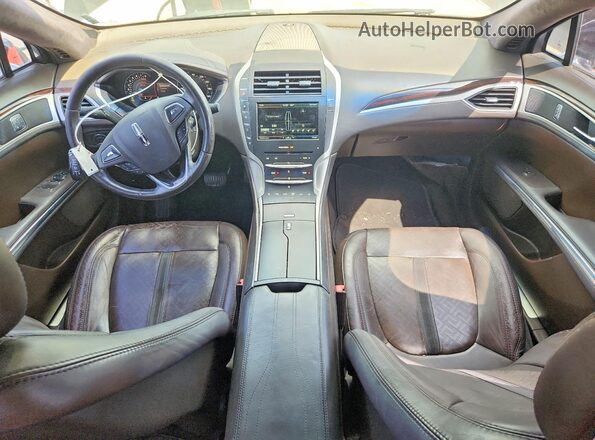 3LN6L2N94GR609280 2016 LINCOLN MKZ Black Instrument cluster view