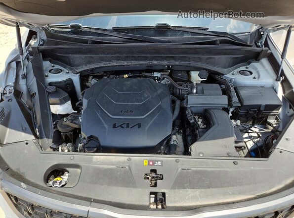 5XYP5DGC7PG369451 2023 KIA TELLURIDE Gray Vista de la etiqueta del VIN