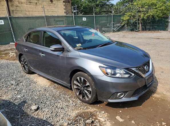 3N1AB7AP0HY205759 2017 NISSAN SENTRA Gray Widok z przodu