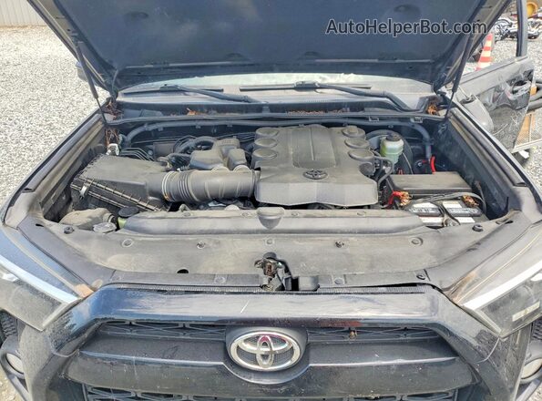JTEZU5JR3H5151902 2017 TOYOTA 4RUNNER Black VIN კოდის სტიკერის ხედი