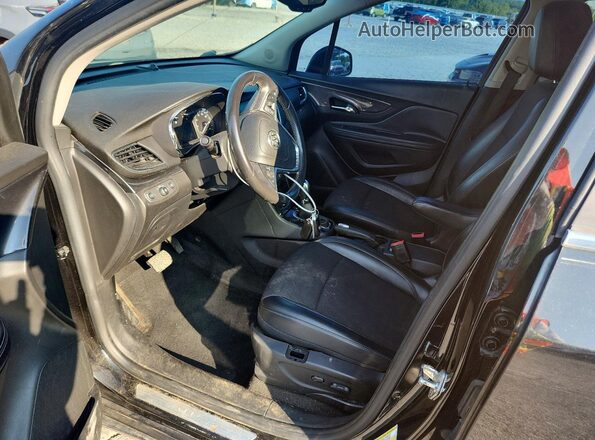 KL4CJBSB5JB656523 2018 BUICK ENCORE Black წინა პანელის ხედი