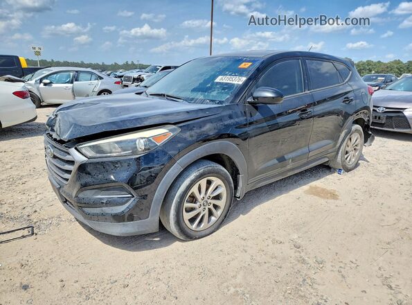 KM8J23A46JU802267 2018 HYUNDAI TUCSON Black უკანა მარცხენა